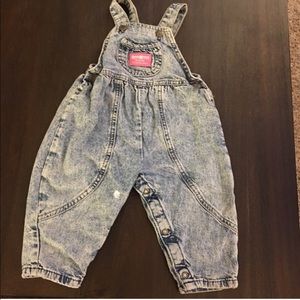 Vintage Acid Washed Overalls
